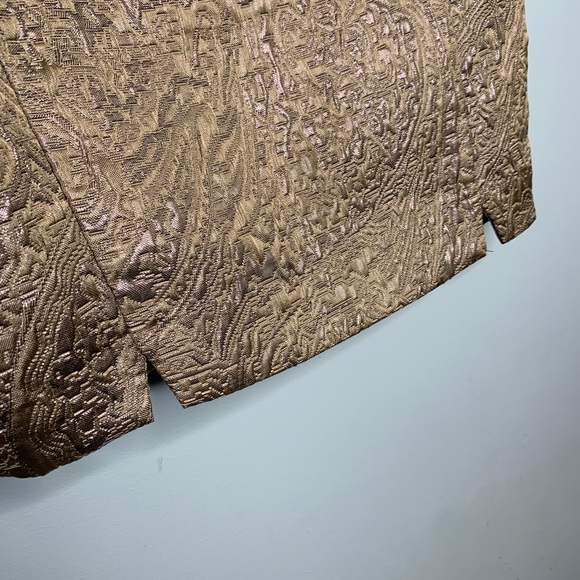 The Limited Gold Paisley Jacquard Pencil Skirt - Picture 7 of 7